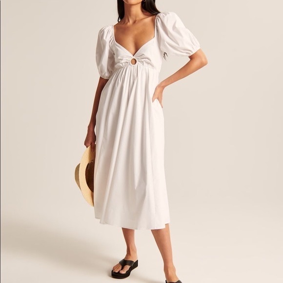 Abercrombie & Fitch Dresses Abercrombie Keyhole Midi Dress Poshmark